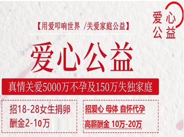 自贡捐卵助孕生子 爱心志愿者招募